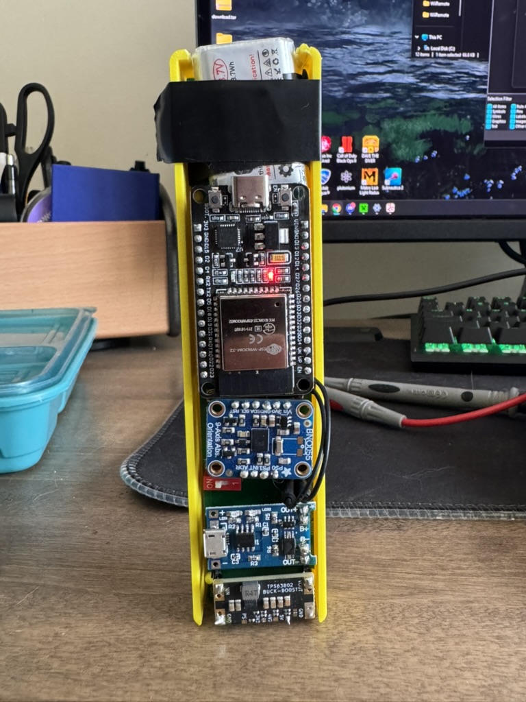 Bluetooth Wii Remote project photo showing finished controller form factor